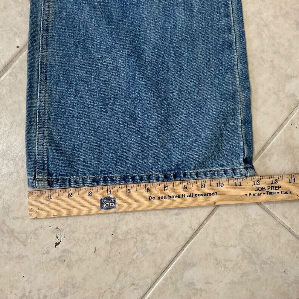 Wide Leg Baggy Jeans Suspenders O2 denim women’s size 2 - Picture 10 of 13
